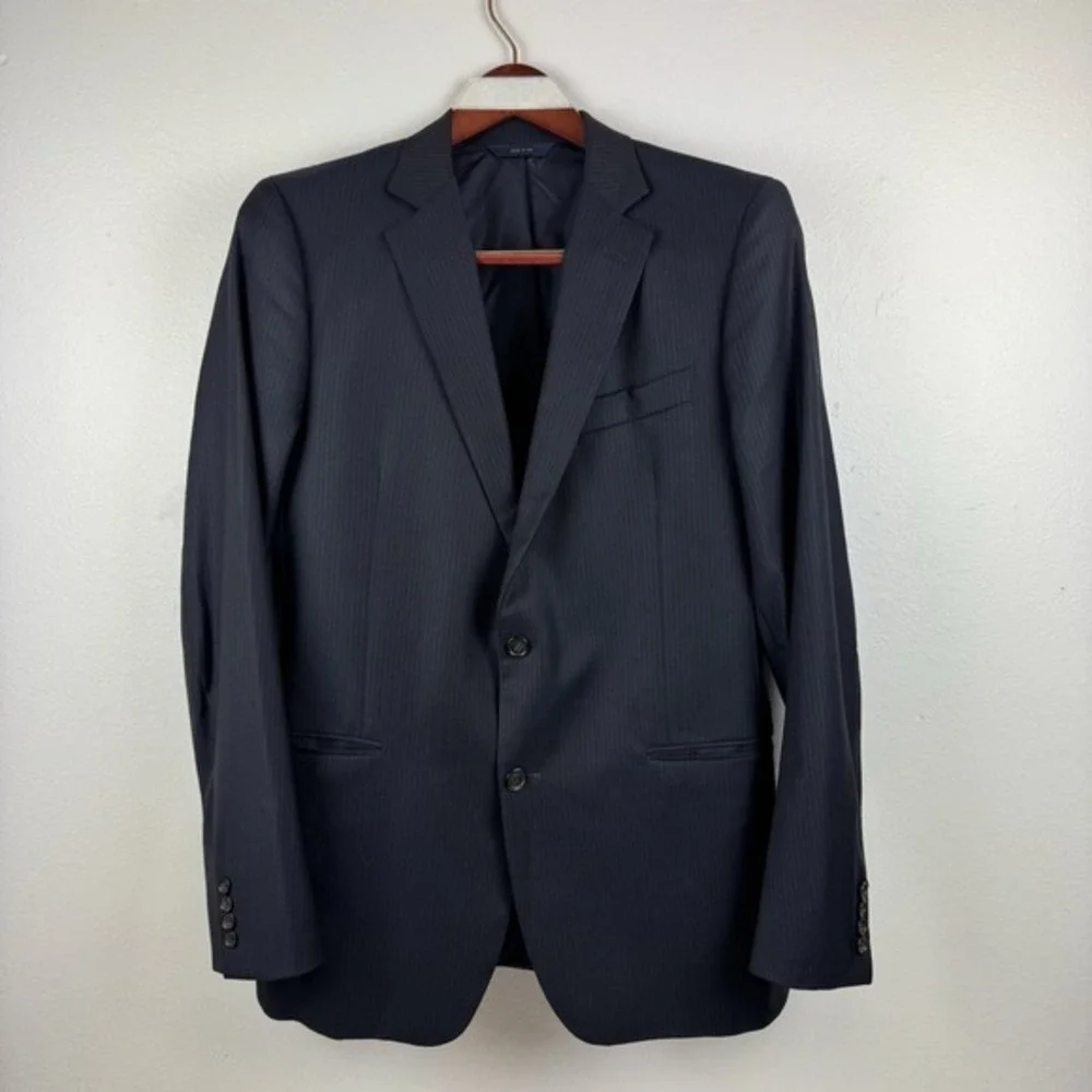 Brooks Brothers‎ Saxxon Blazer 1818 Fitzgerald 41L USA Black/Black Coat Jacket